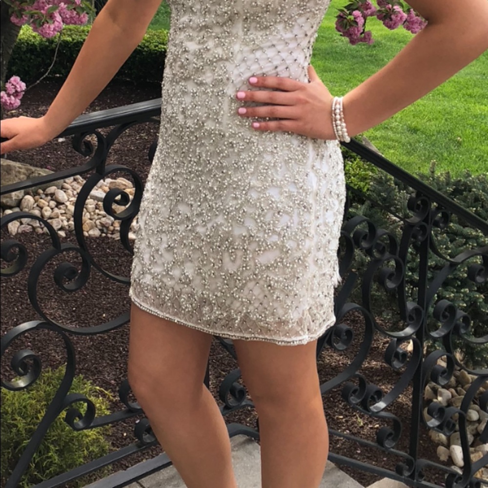 Sherri Hill gorgeous form-fitting cocktail dress.